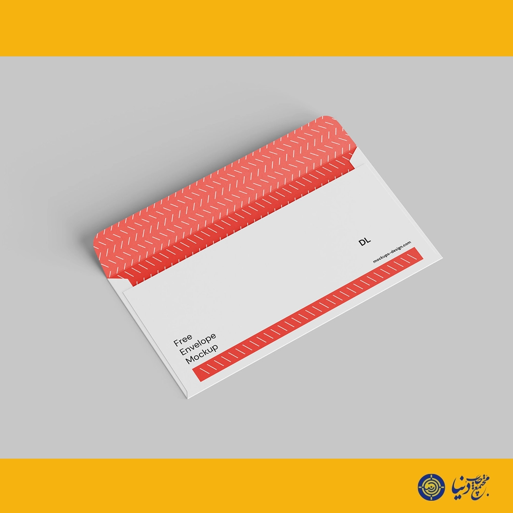 نمونه چاپ پاکت با کاغذ کتان 120 گرم در شیراز
