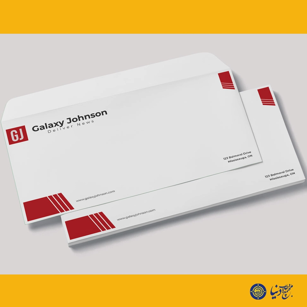 نمونه چاپ پاکت تحریر 80 گرم در شیراز
