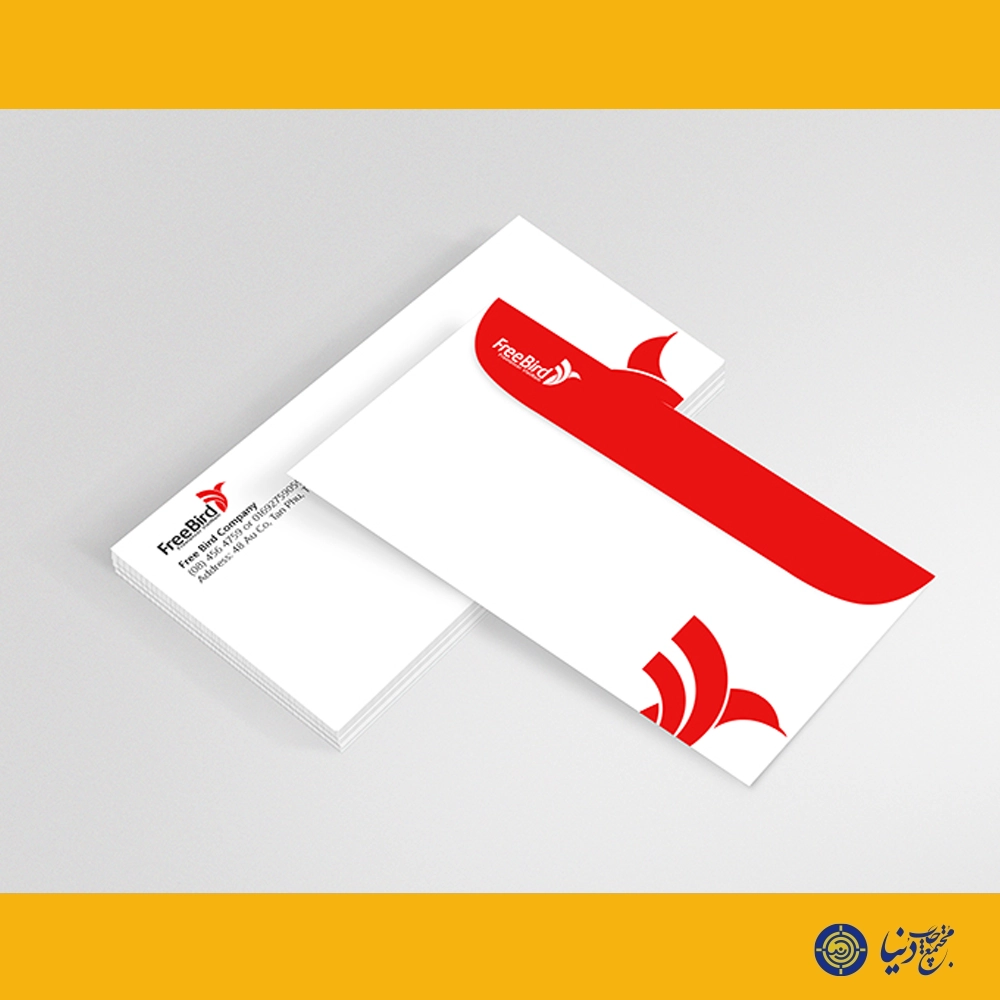 نمونه چاپ پاکت  تحریر100 گرم در شیراز
