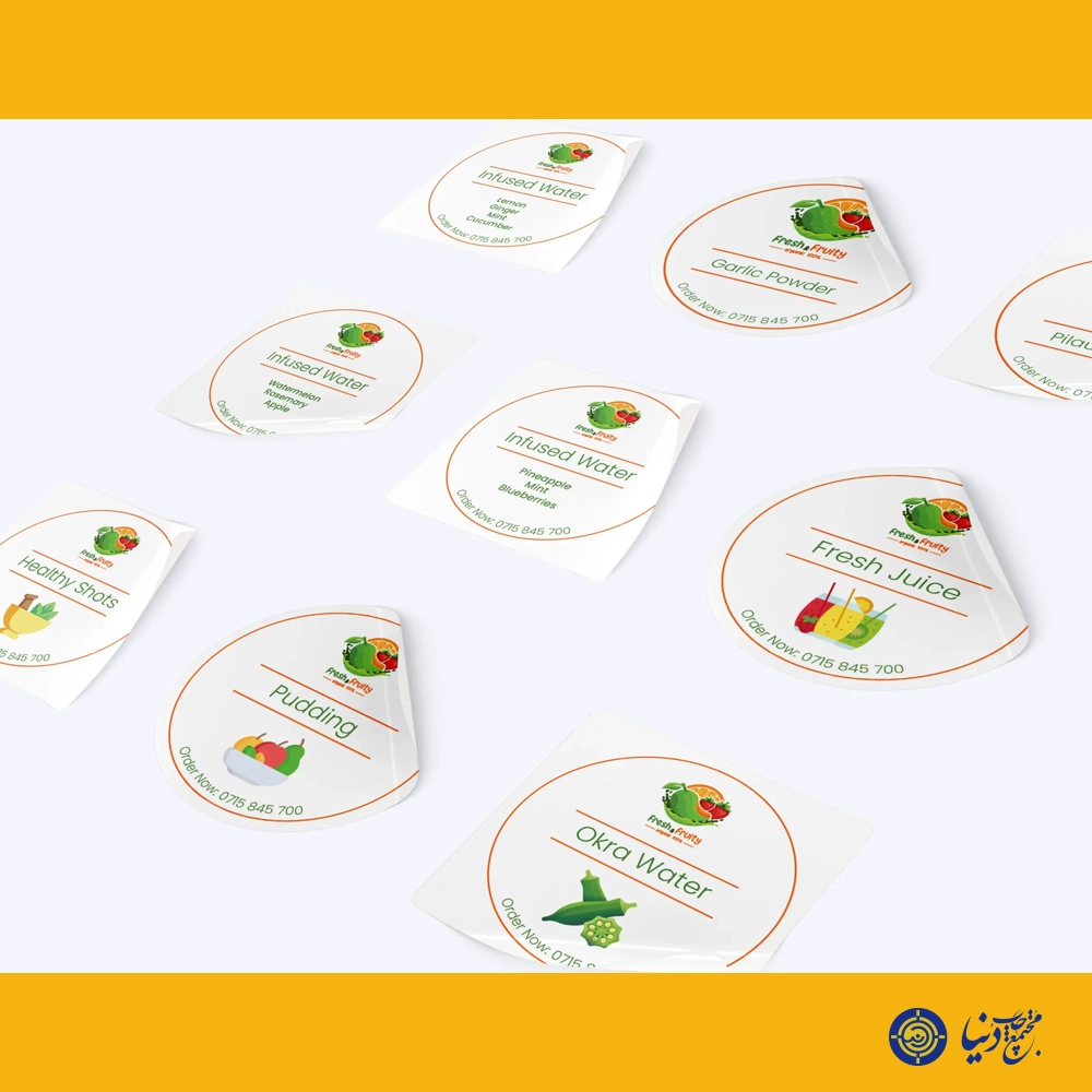  لیبل با روکش یووی