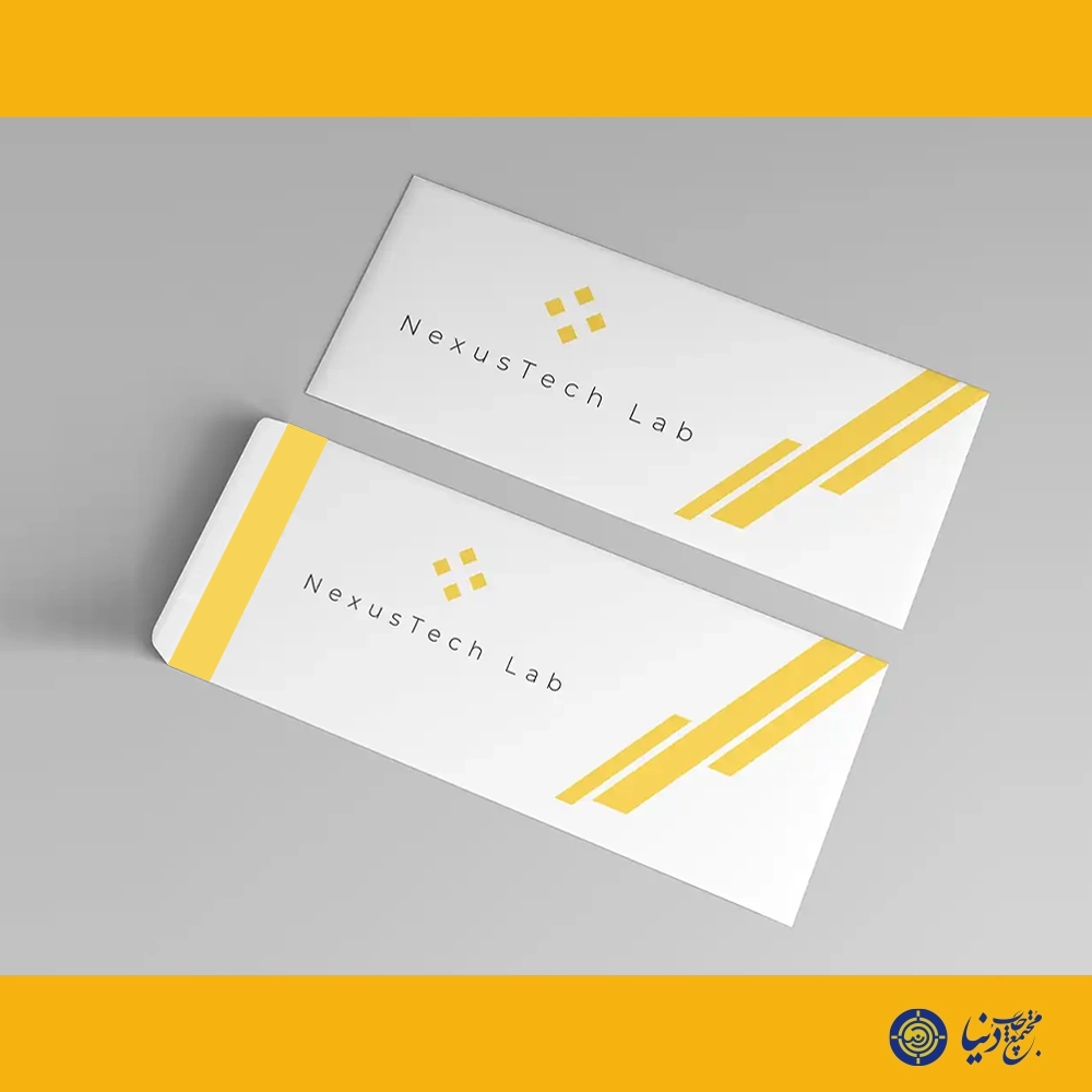 نمونه چاپ پاکت کارتی 140 گرم سه گوش در شیراز
